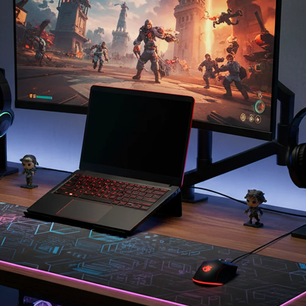 Imagem 4 de 5 do produto Suporte Notebook Elite Ergonômico Gamer Preto Fosco 0754