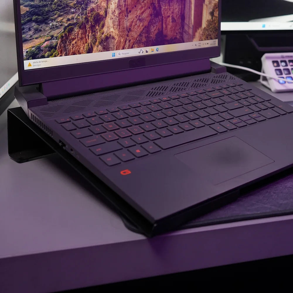 Imagem 5 de 5 do produto Suporte Notebook Elite Ergonômico Gamer Preto Fosco 0754