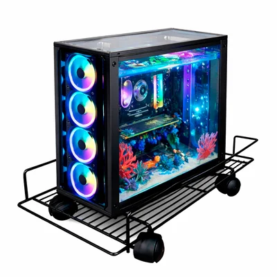 Suporte Cpu Start 270x117x515mm Preto Fosco 0802