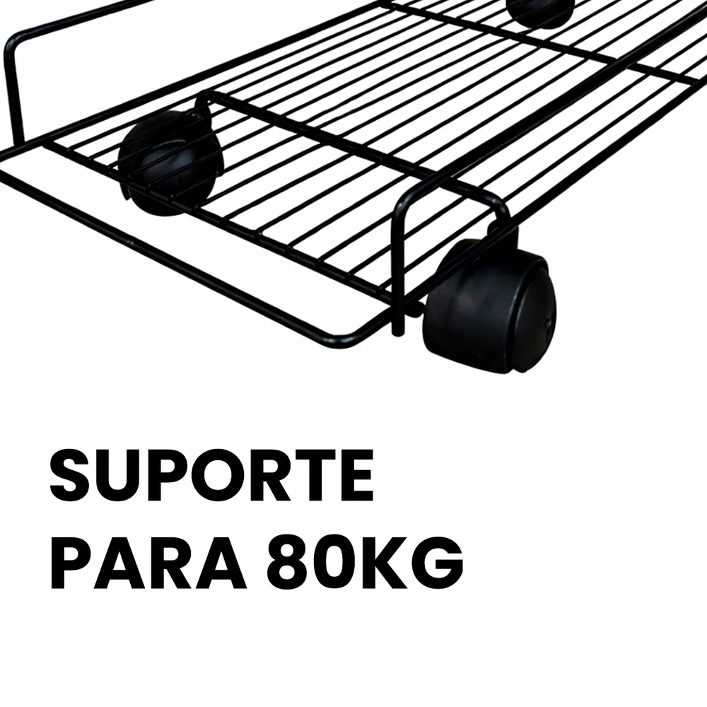 Imagem 5 de 5 do produto Suporte Cpu Start 270x117x515mm Preto Fosco 0802