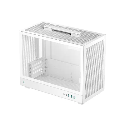 Gabinete Gamer Deepcool Ch160 Plus Micro Atx Sem Fan Branco
