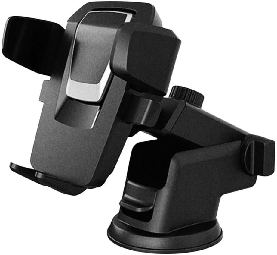 Suporte Veicular Universal Para Celular Gps Giratório 360° Ventosa Ultra Forte Com Trava Automática E Antivibração Fixa Painel Vidro De Carro Anti-queda Waze Uber E Táxi