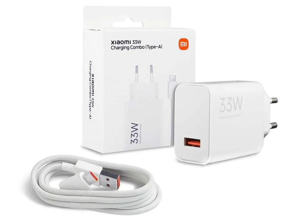 Carregador De Celular Xiaomi 33w C/cabo Kit Type - A Mdy - 16 Ef