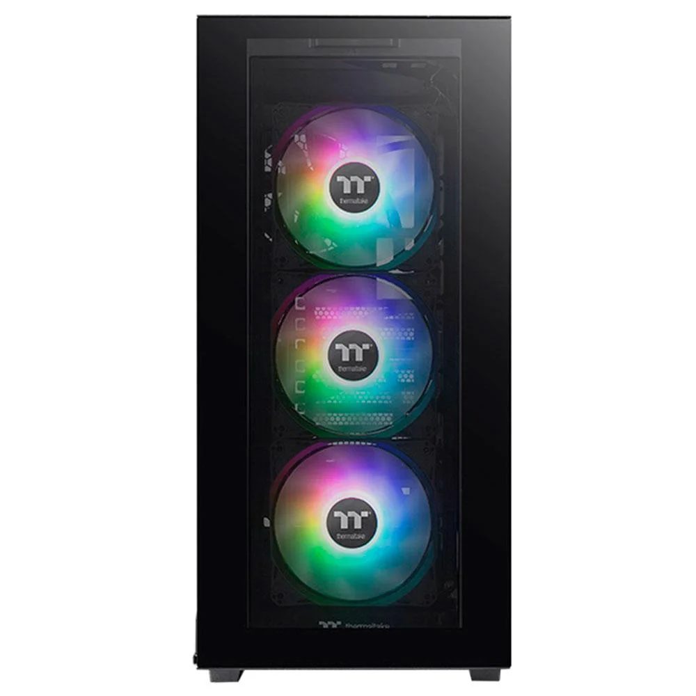 Imagem 3 de 4 do produto Gabinete Gamer Thermaltake Divider 300 Tg ARGB Preto C/ 2 Fans - Ca-1s2-00m1wn-01