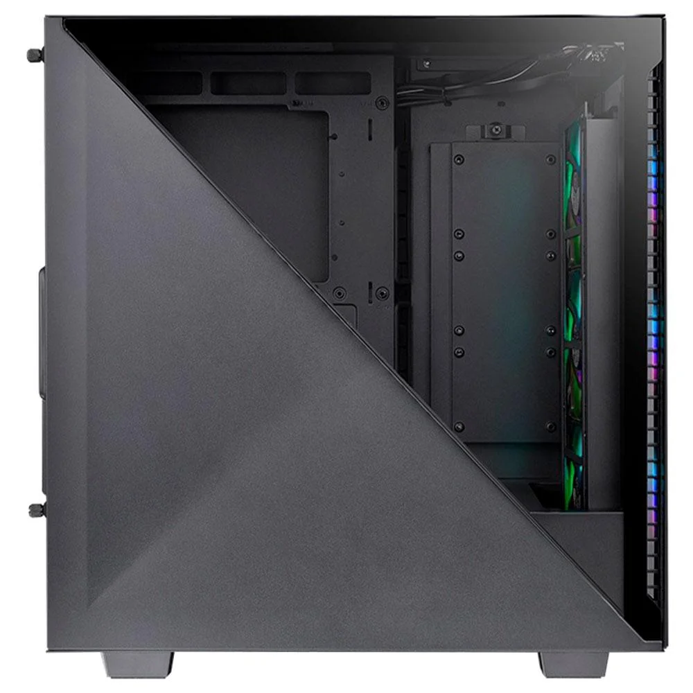 Imagem 4 de 4 do produto Gabinete Gamer Thermaltake Divider 300 Tg ARGB Preto C/ 2 Fans - Ca-1s2-00m1wn-01