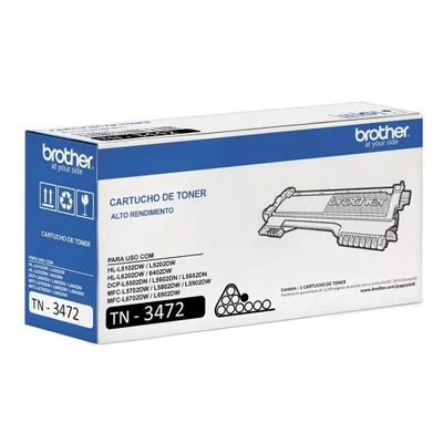 Toner Brother Tn3472 Tn-3472 | Hl-l5102dw Dcp-l5652dn Dcp-l5502dn Mfc-l6702dw
