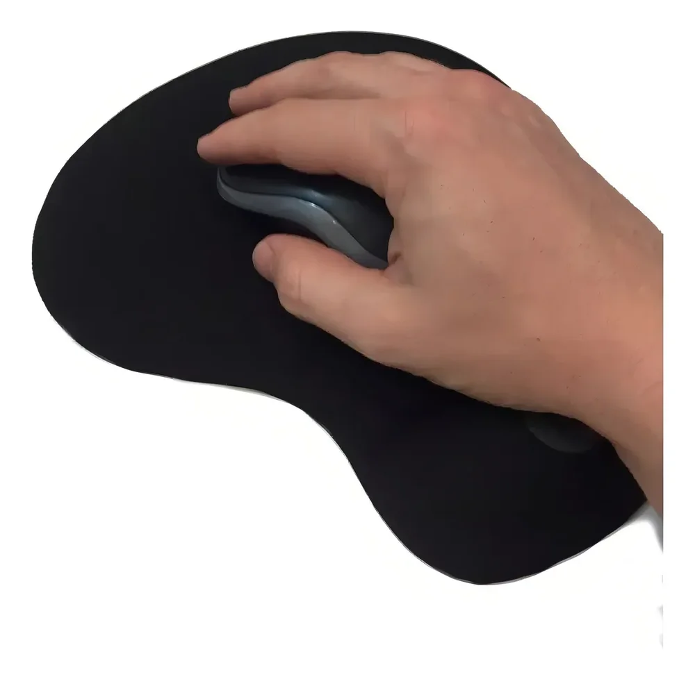 Imagem 3 de 4 do produto Mouse Pad Espuma Bright Ergonômico Com Apoio Alta Qualidade Cor Preto