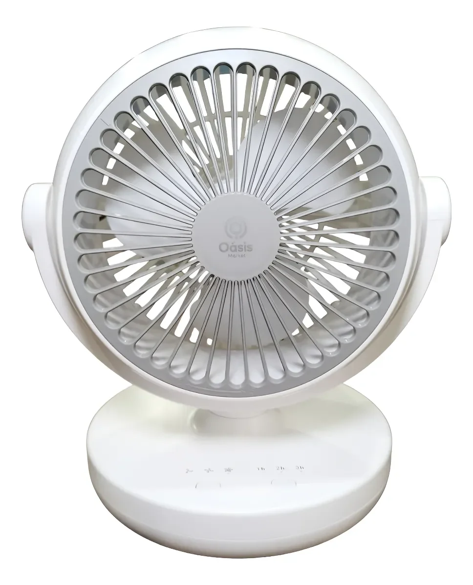 Ventilador Mesa Oasis Portátil 3 Velocidade Diâmetro 23 Cm