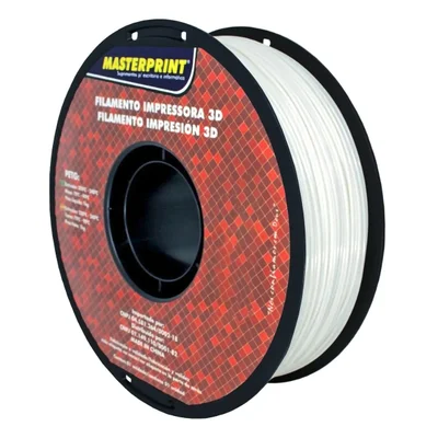Filamento 3d - Petg Branco - Rolo 1kg (1.75mm) Der 4 - Mp