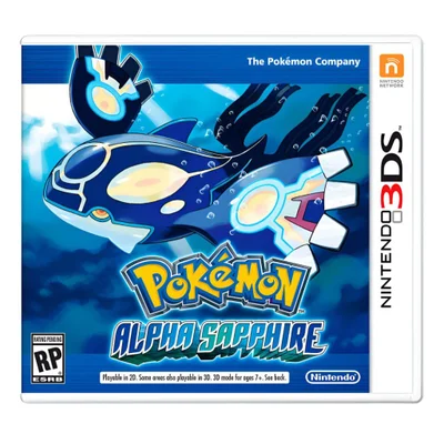 Ogo Pokemon Alpha Sapphire - Nintendo 3ds - Cartucho Físico não acompanha Estojo