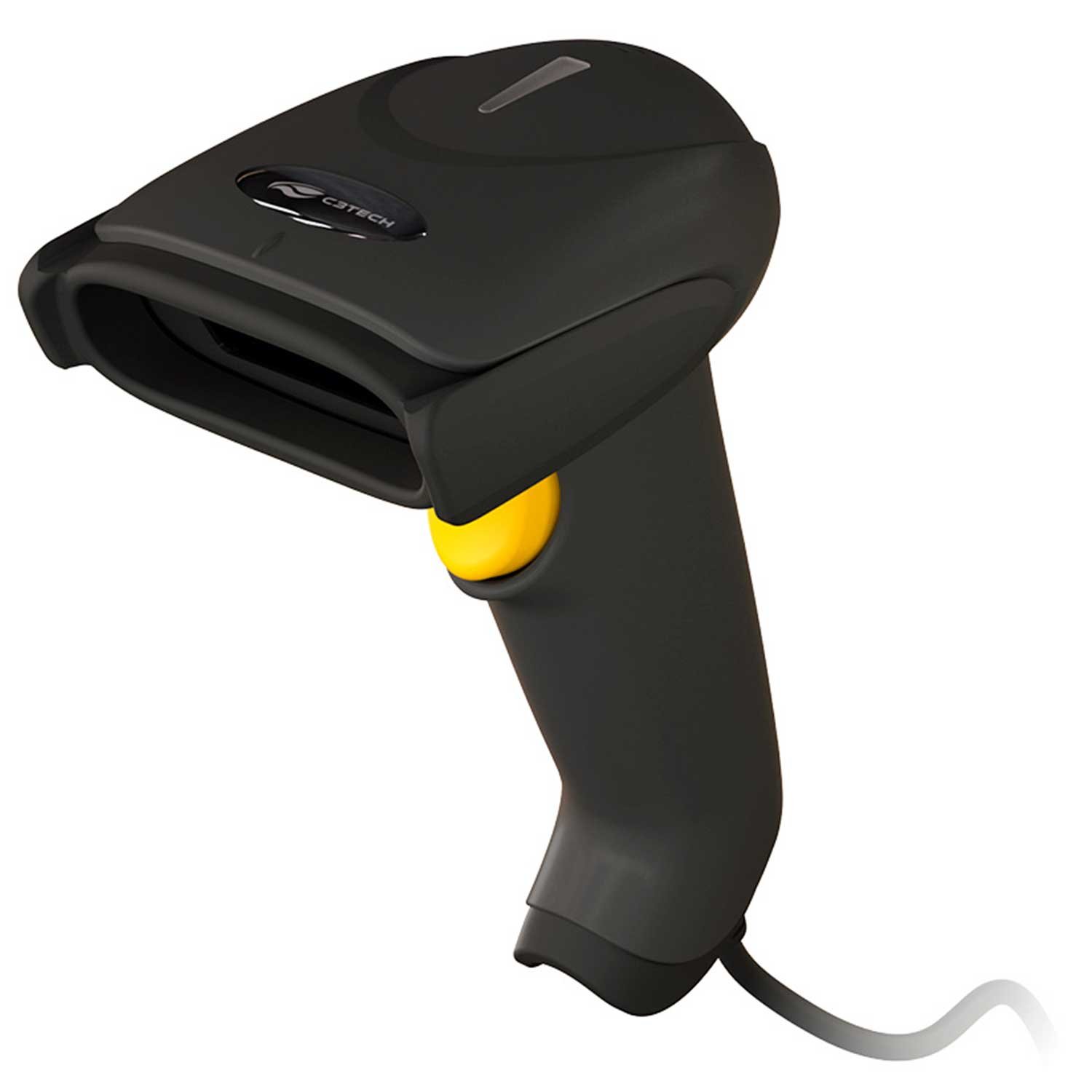 Leitor De Codigo De Barras C3tech Lb-51bk, Cabo Usb, Leitura De Códigos 1d, Danfe, Boletos Bancários, Sensor A Laser - Preto