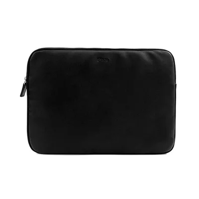 Capa Sleeve Macbook 13,3"   Iplace, Pampas, Couro  Preto