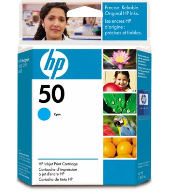 Cartucho Hp 50 51650c Ciano 42ml Lacrado