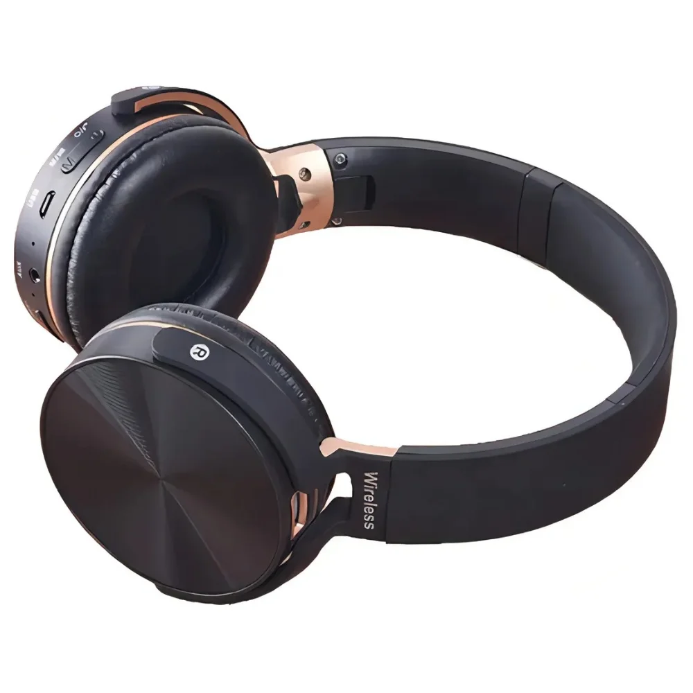 Imagem 2 de 5 do produto Fone De Ouvido Sem Fio Bluetooth Regulável Com Microfone E Redução Ruído - Headset Wireless Onistek On-fn629 - Panami