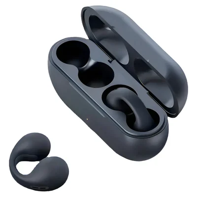 Fones Sem Fio Clip Orelha Bateria 4h Condução Óssea Premium