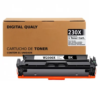 Toner Compatível W2300x 230x Pro 4203 4303 Preto