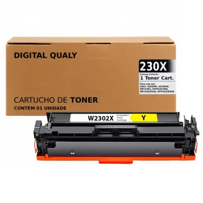 Toner Compatível W2300x 230x Pro 4203 4303 Amarelo