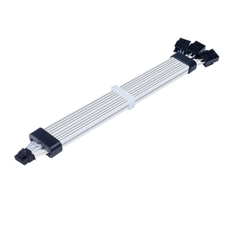 Cabo Extensor Sleeved Acegeek Ac124 ARGB 12+4 Pinos Preto 8