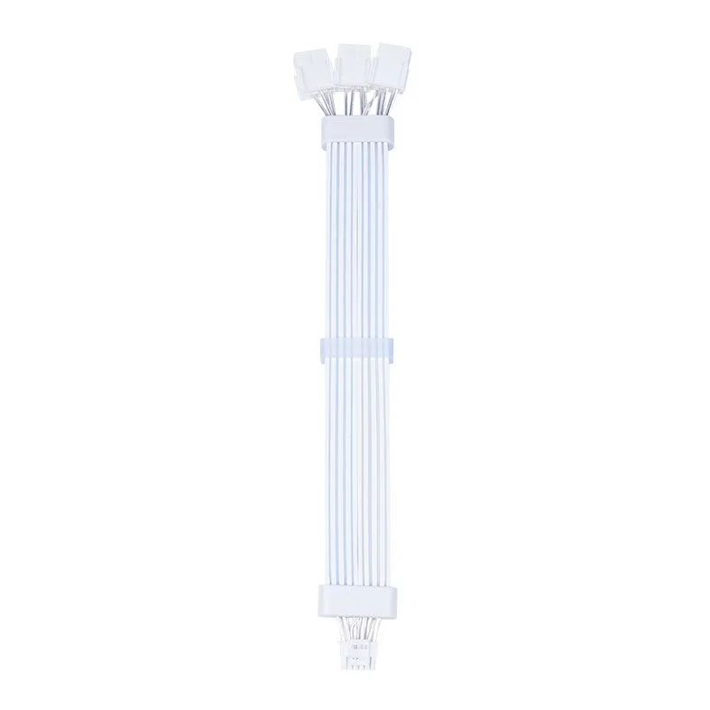 Cabo Extensor Sleeved Acegeek Ac124 ARGB 12+4 Pinos Branco 6
