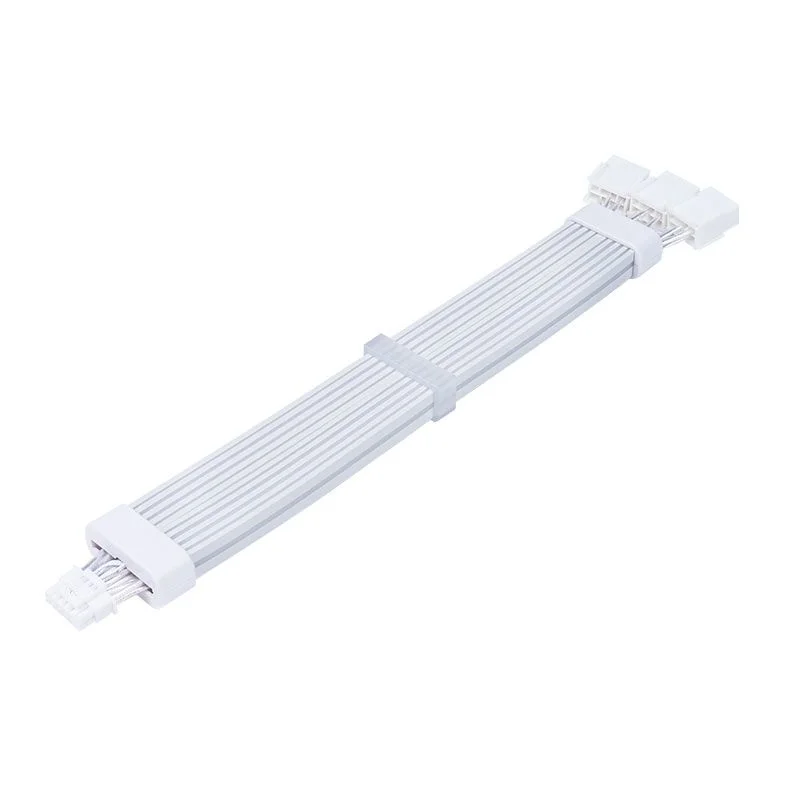 Cabo Extensor Sleeved Acegeek Ac124 ARGB 12+4 Pinos Branco 8