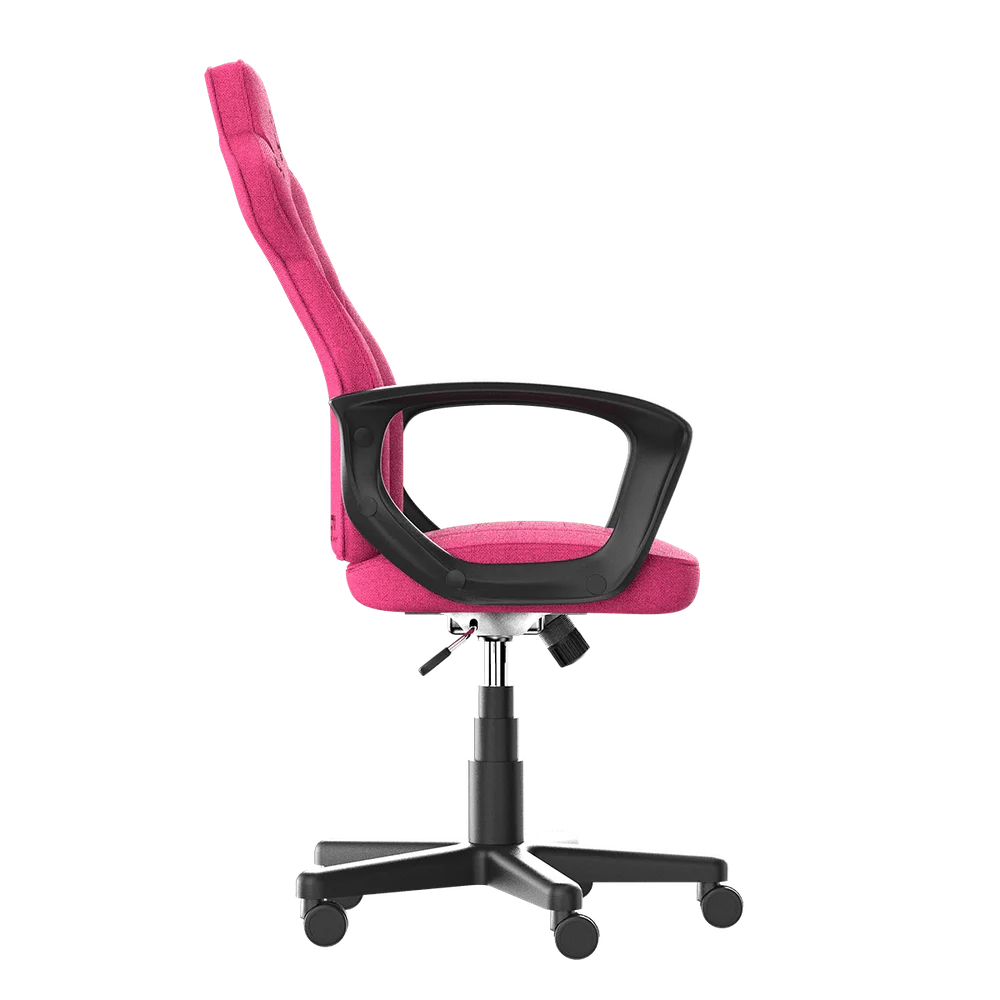 Imagem 4 de 5 do produto Cadeira Gamer PCyes Mad Racer STI Comfort Lótus – Reclinável 180° – Apoio Lombar + Cabeça – Braços Ajustáveis – Rosa – PCSTI-LT