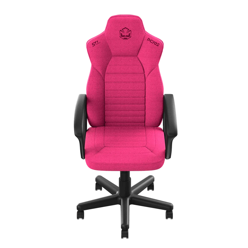 Imagem 5 de 5 do produto Cadeira Gamer PCyes Mad Racer STI Comfort Lótus – Reclinável 180° – Apoio Lombar + Cabeça – Braços Ajustáveis – Rosa – PCSTI-LT