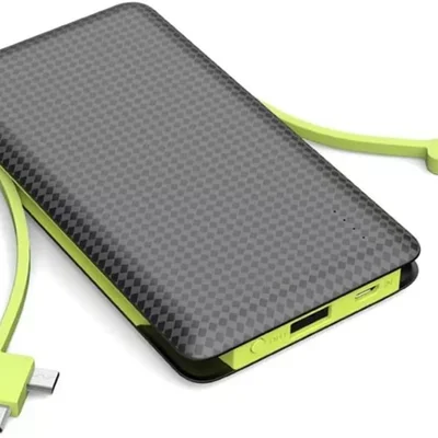 Carregador Portátil Universal Para Celular Power Bank 10000mah Carregamento Rápido 3 Saídas Lightning Usb-c E Usb