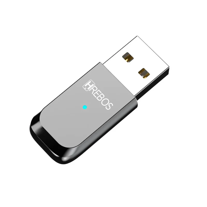 Imagem 2 de 5 do produto Adaptador Receptor Bluetooth Usb Carro Musica Hrebos Modelo Ad-215