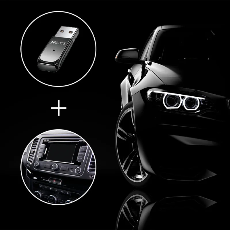 Imagem 5 de 5 do produto Adaptador Receptor Bluetooth Usb Carro Musica Hrebos Modelo Ad-215