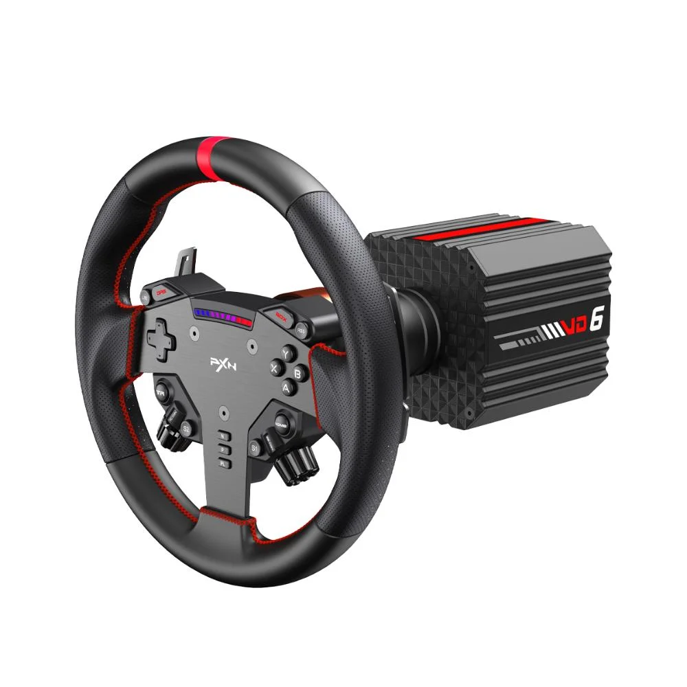 Imagem 2 de 5 do produto Volante De Corrida Pxn Was Vd6 Premium Para PC Torque De 6nm Para PC Simulador