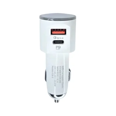 Carregador Veicular Pd + Qc 40w / 9.1a - Agold