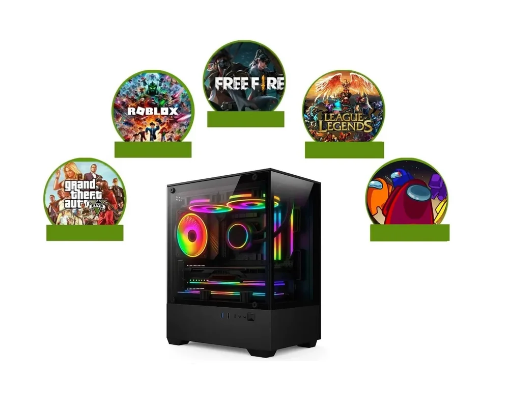 PC Gamer Alligator Shop Intel Core i5 3470, Geforce Gt 730 4gb, Memoria 16gb Ddr3, SSD 240GB - view 4