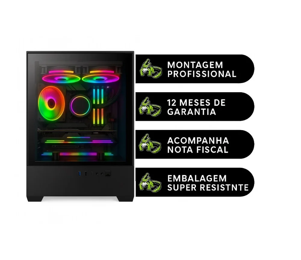 PC Gamer Alligator Shop Intel Core i5 3470, Geforce Gt 730 4gb, Memoria 16gb Ddr3, SSD 240GB - view 5
