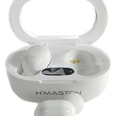 Fone Bluetooth Wireless C/ Visor Sem Fio H'maston F911 Cor Branco Luz Sem Luz