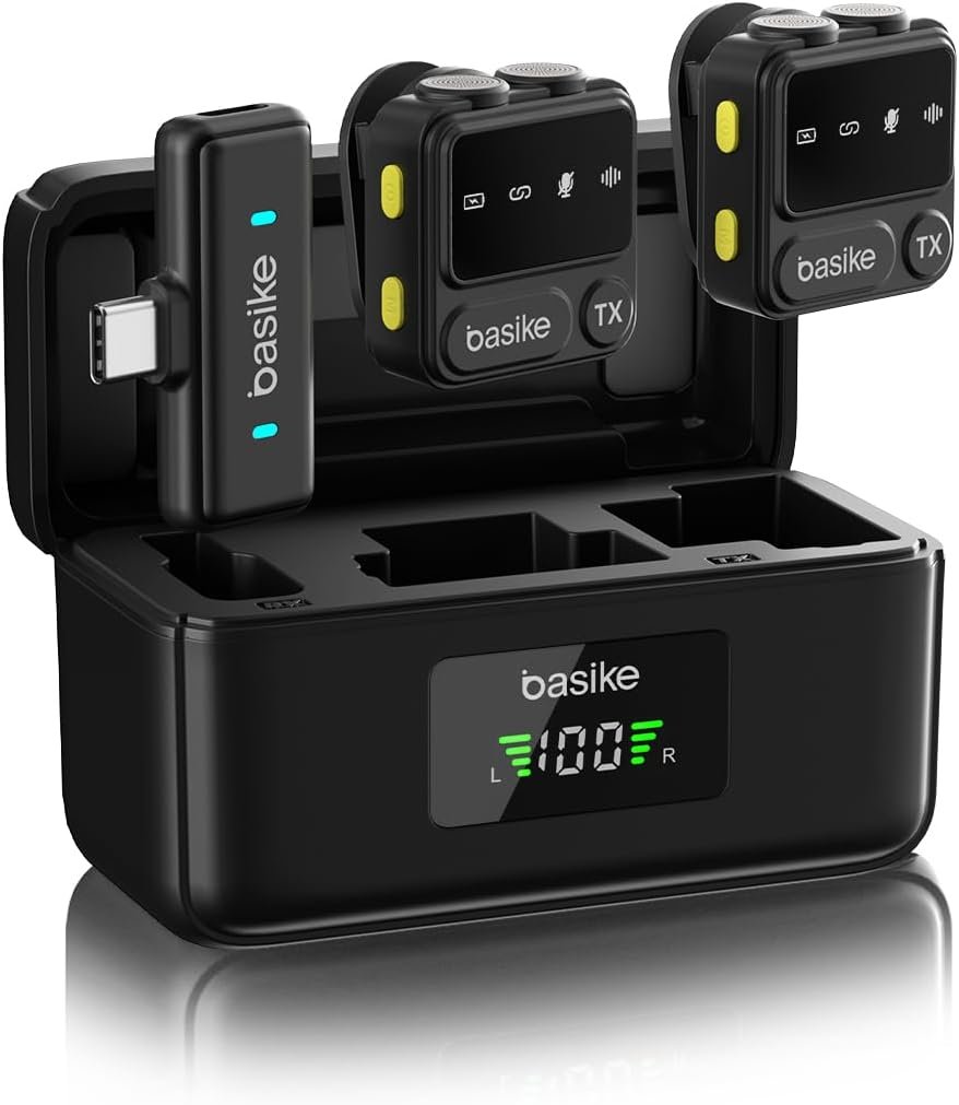 Microfone Lapela, Microfone De Lapela Sem Fio, Microfone Para Celular Com À Prova De Vento, Tipo-c