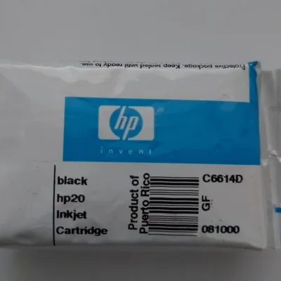 Cartucho Hp 20 C6614d Preto No Bombom 28ml 610 640 1010 1050