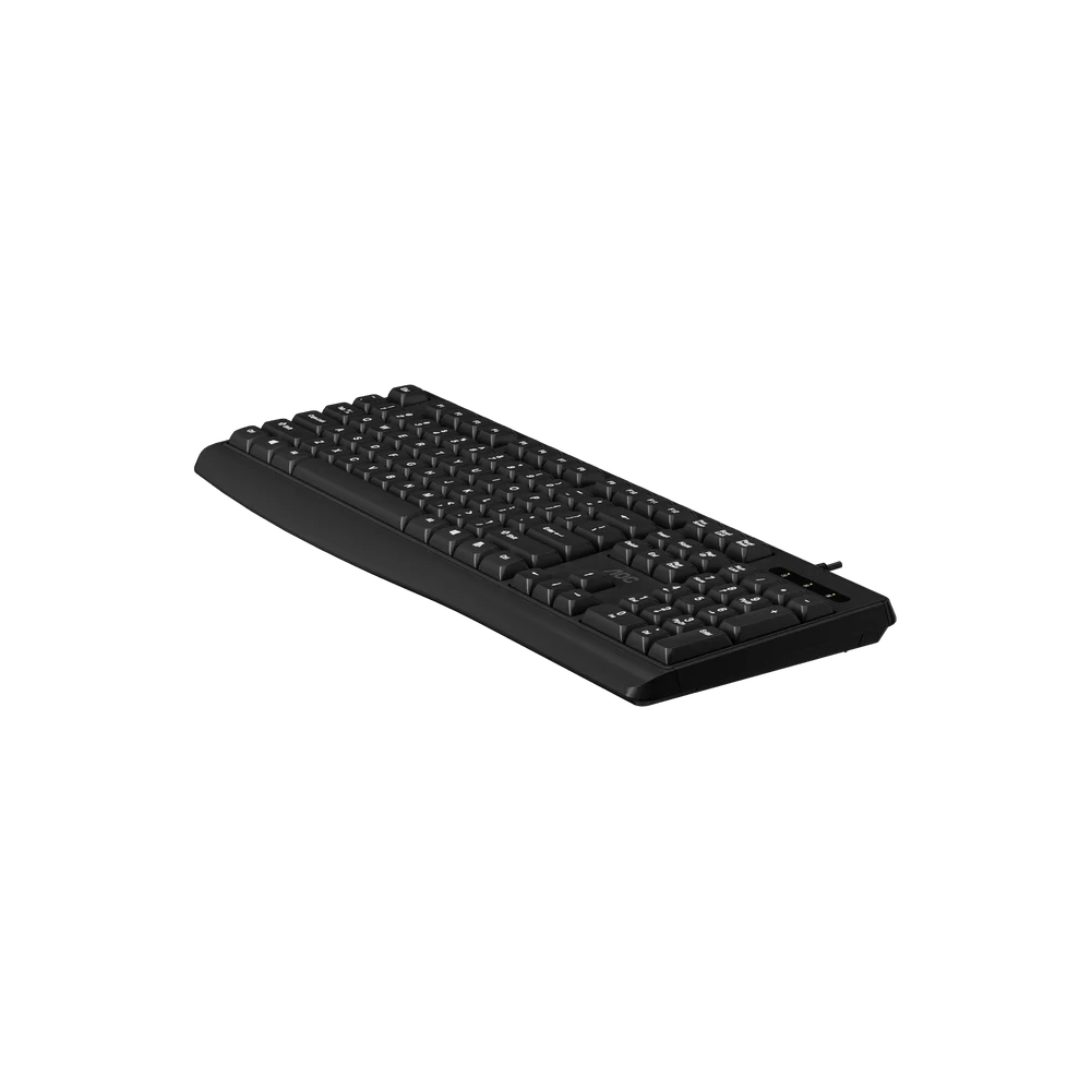 Imagem 2 de 5 do produto Kit Teclado E Mouse Com Fio Usb Aoc Office Ç Lançamento