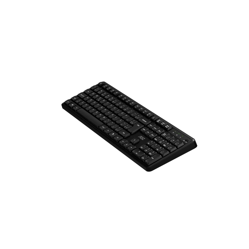 Imagem 5 de 5 do produto Kit Teclado E Mouse Sem Fio Aoc Abnt Ç Office Lançamento