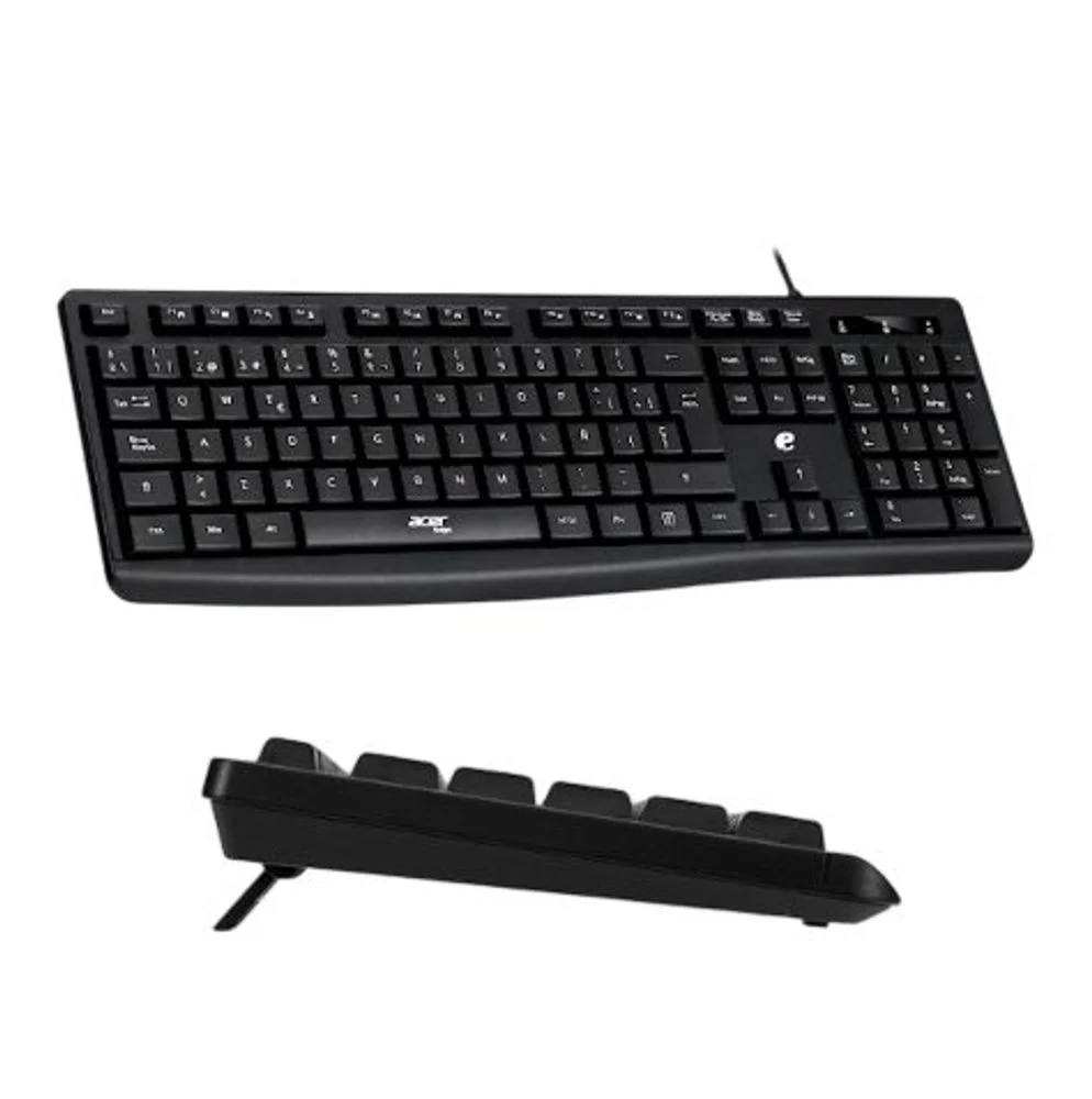 Imagem 3 de 3 do produto Kit Teclado E Mouse Com Fio Para Computador - Preta