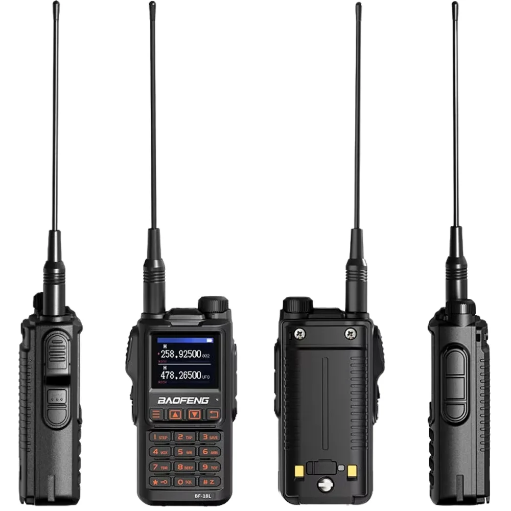 Imagem 4 de 5 do produto Rádio Baofeng Bf-18l Tri-band Profissional + Base De Recarga + Grátis Configuração
