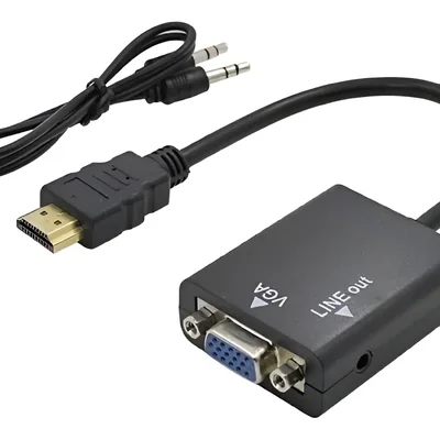 Cabo Adaptador HDMI Para Vga P2 - Plus Data Mod 807