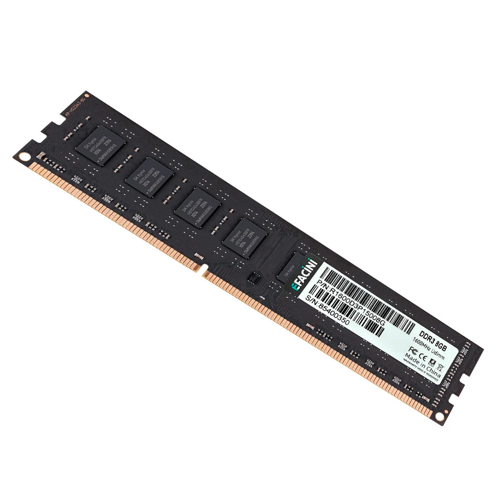 Imagem 2 de 5 do produto Memória Ram Udimm Efacini 8GB 1600mhz Ddr3