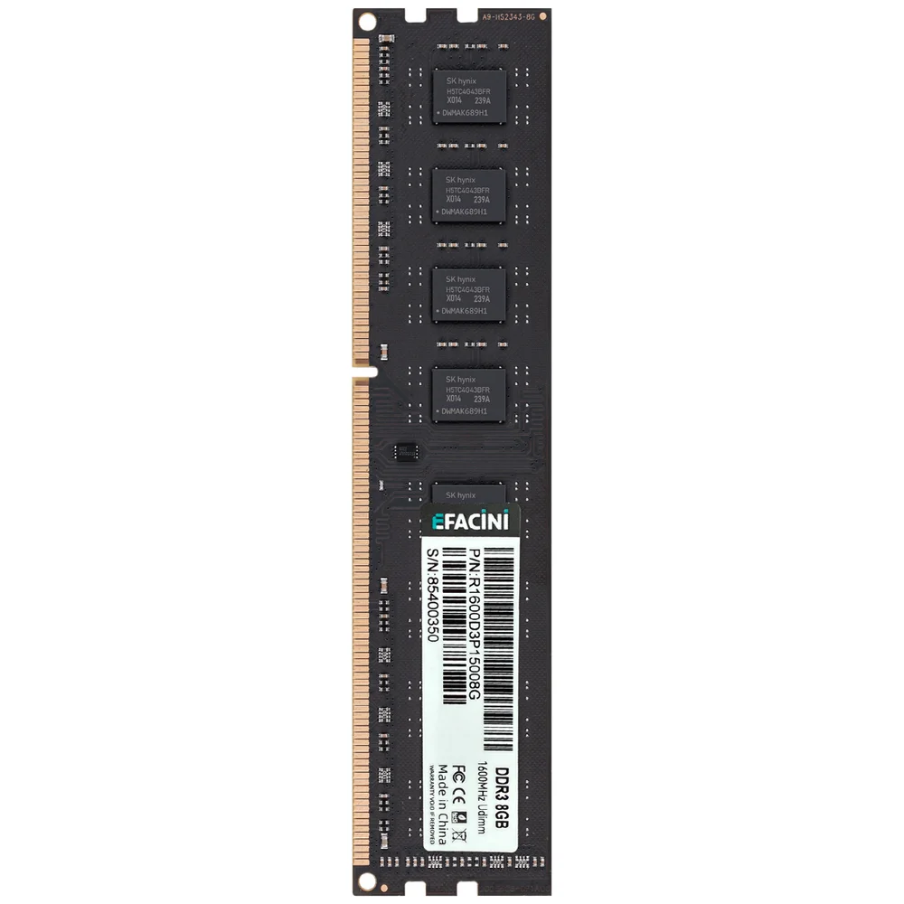 Imagem 5 de 5 do produto Memória Ram Udimm Efacini 8GB 1600mhz Ddr3
