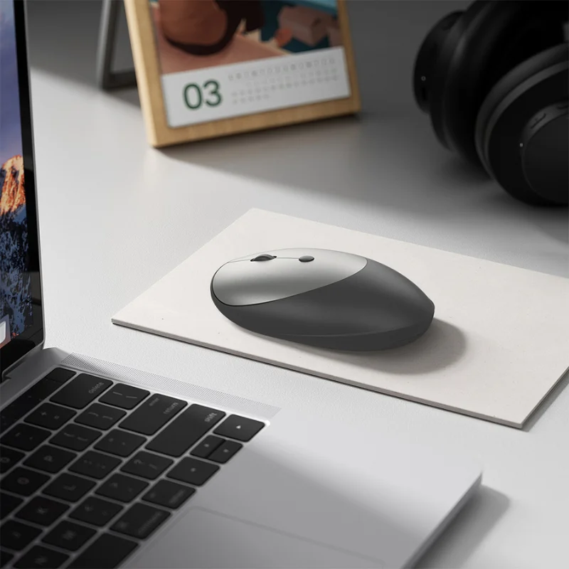Imagem 2 de 5 do produto Mouse Sem Fio Recarregável Usb-c Hrebos Modelo If-240 Cor Preto
