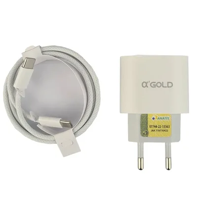 Carregador Turbo 30w Cabo Tipo-c Compativel Todos Dispositivos Iphone 15/16 Ios Android Galaxy Carregamento Ultra Rapido Fonte Entrada Tipo-c E Cabo Usb-c Premimum Tecnologia Power Delivery