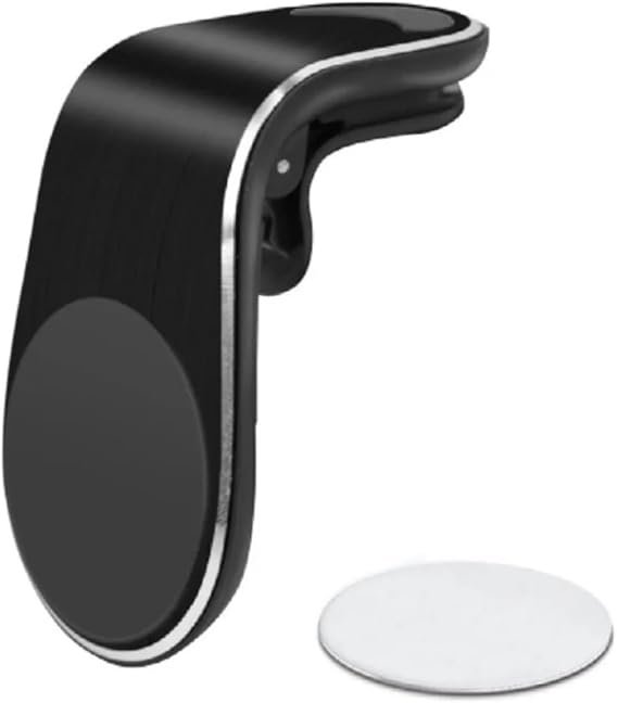 Suporte Veicular Premium Magnético Para Celular - Fixação Saída De Ar, Rotação 360°, Universal Para Carro, Gps, Smartphone, Viagem, Dia A Dia