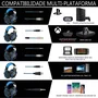 Fone Knup PC, Ps4, Ps5 E XBOX Com LED Gamer Moderno