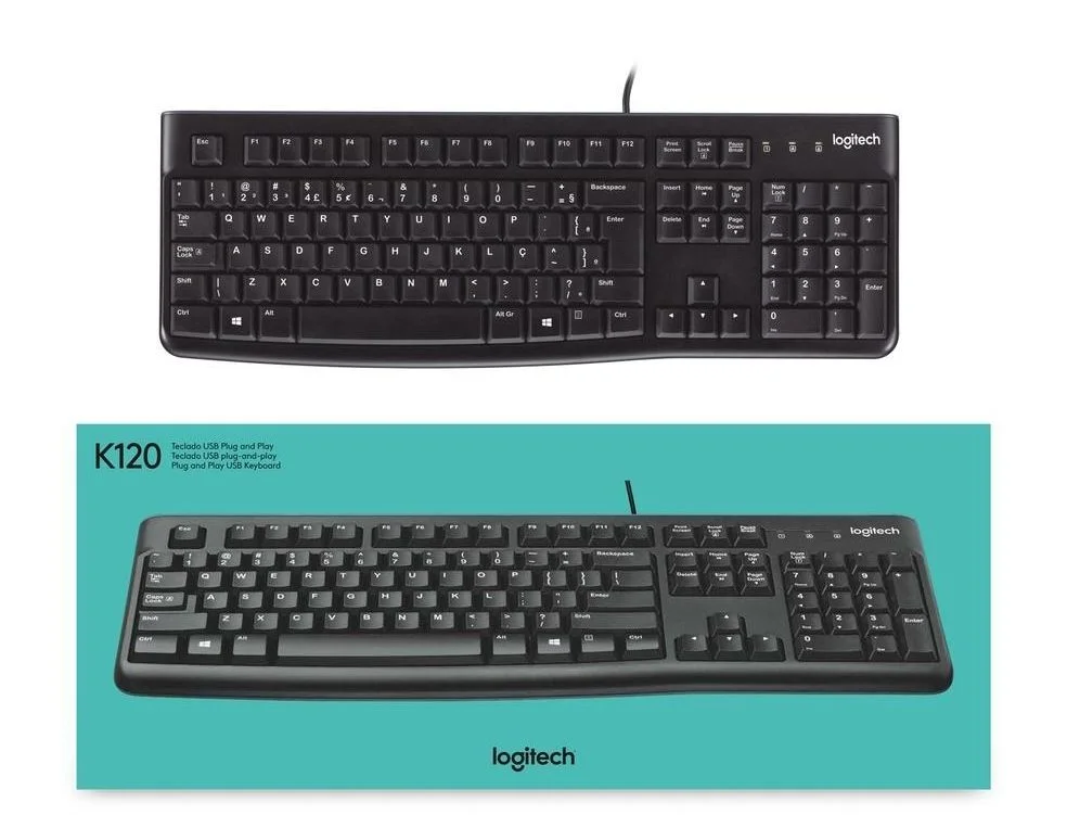 Imagem 3 de 4 do produto Teclado Com Fio Usb Logitech K120