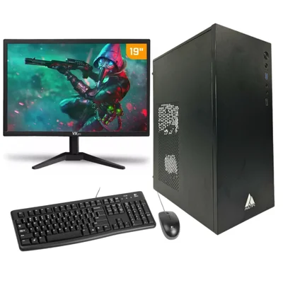 Computador MultiPC Completo I5 6ª Geração 16gb RAM SSD 512GB Nvme Windows Monitor 19" Teclado e Mouse
