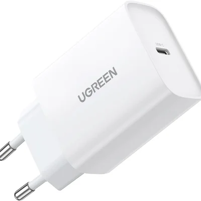 Carregador Rápido Usb-c Ugreen Pd 20w Tipo C, Power Delivery Compatível Iphone 17 Pro Max  Air 16 15 14 13 12 Galaxy S25 S24, Pixel 10 9 8 Etc.